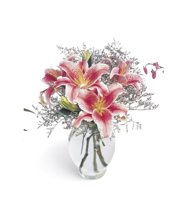 Le bouquet Lys rose · B1-3701 · FTD · FleuristesQuebec.com